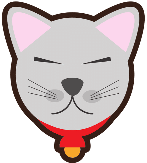 卡通招财猫平起平坐 日本猫素材 Canva可画
