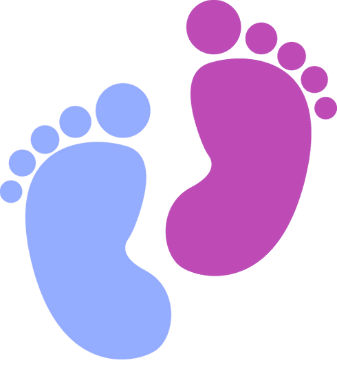 Baby Feet Flat Icon - 素材 - Canva可画