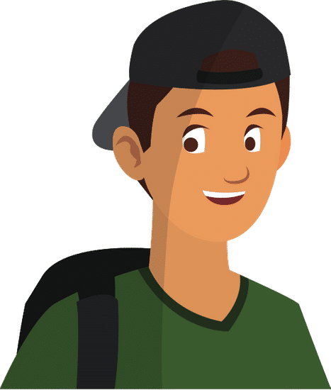 young guy cartoon 