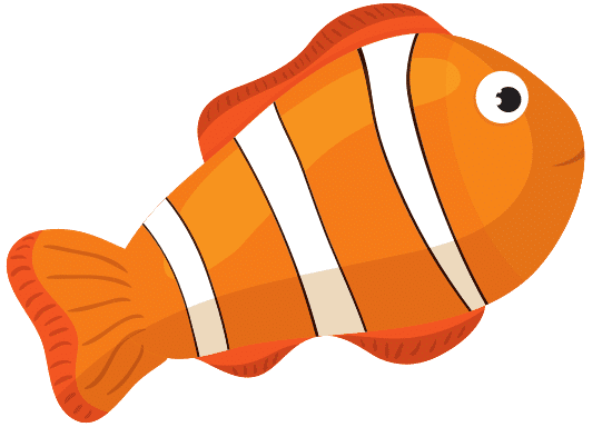 小丑鱼卡通 clown fish cartoon