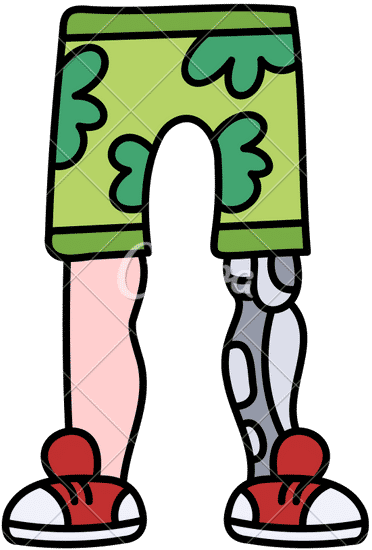 artificial leg illustration 