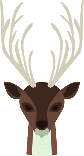 动物卡通 deer animal cartoon