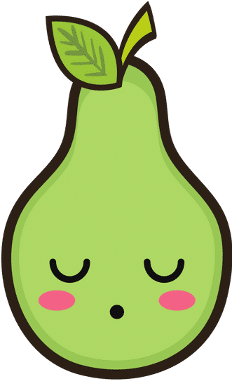 可爱卡通梨果kawaiicartoonpearfruit